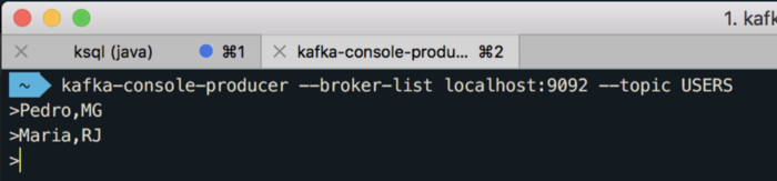 kafka console