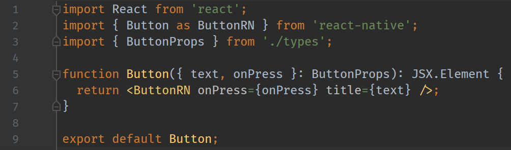 button react 