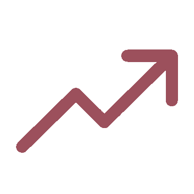 Ícone representando evolução e otimização contínua de soluções de inteligência artificial.