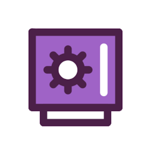 Ícone representando soluções para área financeira.