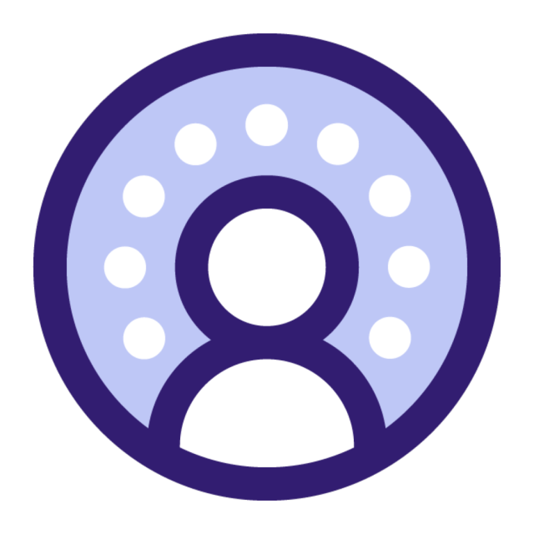 Ícone representando gestão e análise de dados.