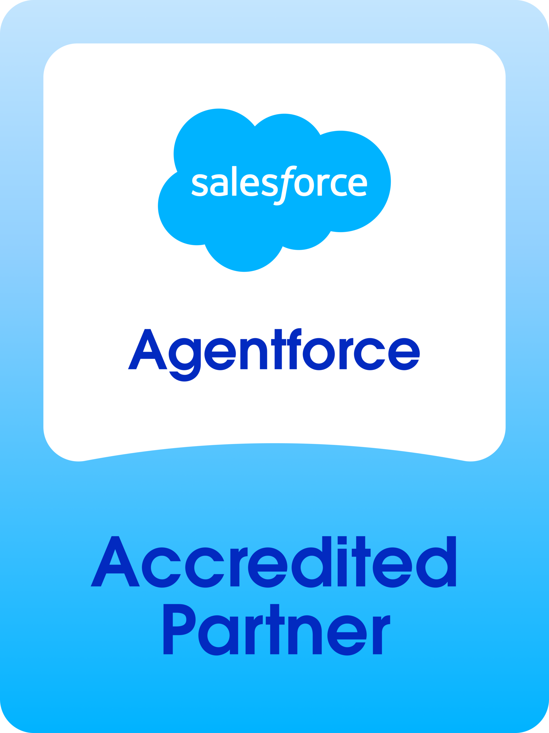 Selo Salesforce Agentforce Accredited Partner